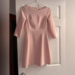 Pink Knee Length A line dress